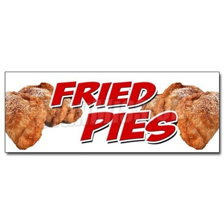 SIGNMISSION FRIED PIES DECAL sticker deep fry fruit cherry apple lemon peach hot, D-12 Fried Pies D-12 Fried Pies